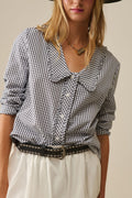 The Hadley Gingham Blouse