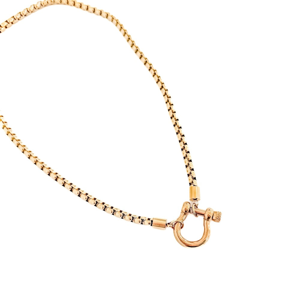 The Lucky Horseshoe Toggle Necklace- WATERPROOF