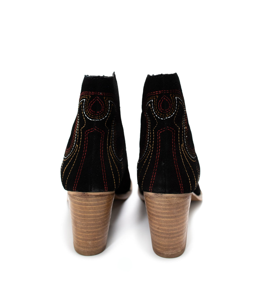 The Maeve Black Ankle Boots