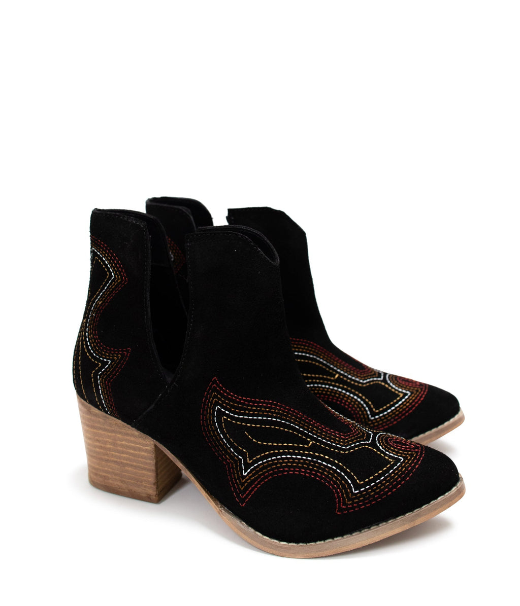 The Maeve Black Ankle Boots