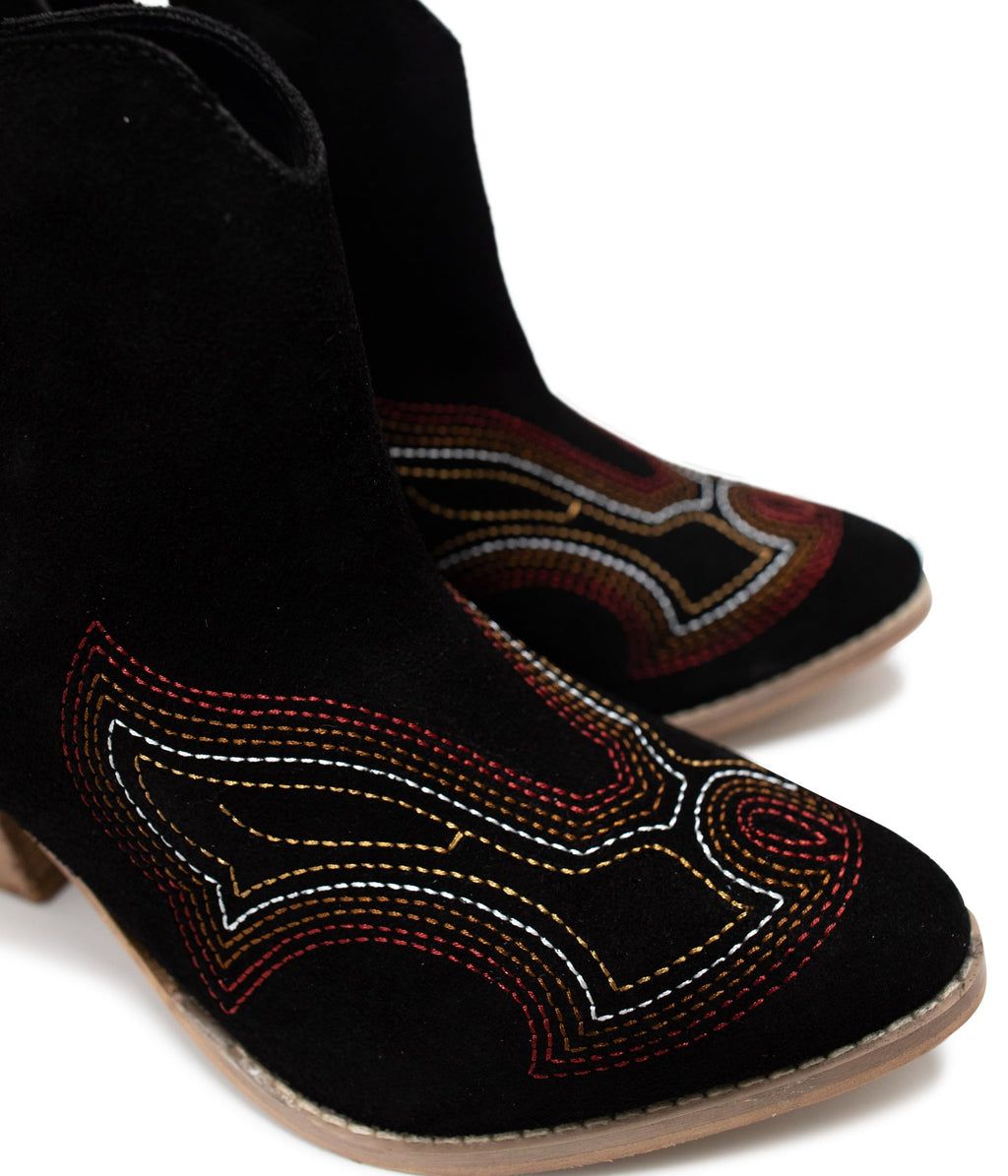 The Maeve Black Ankle Boots