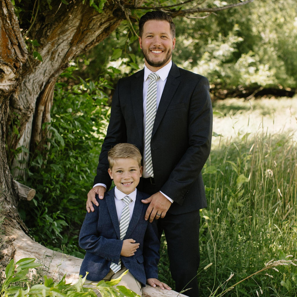 The Juniper Stripe Boys Tie