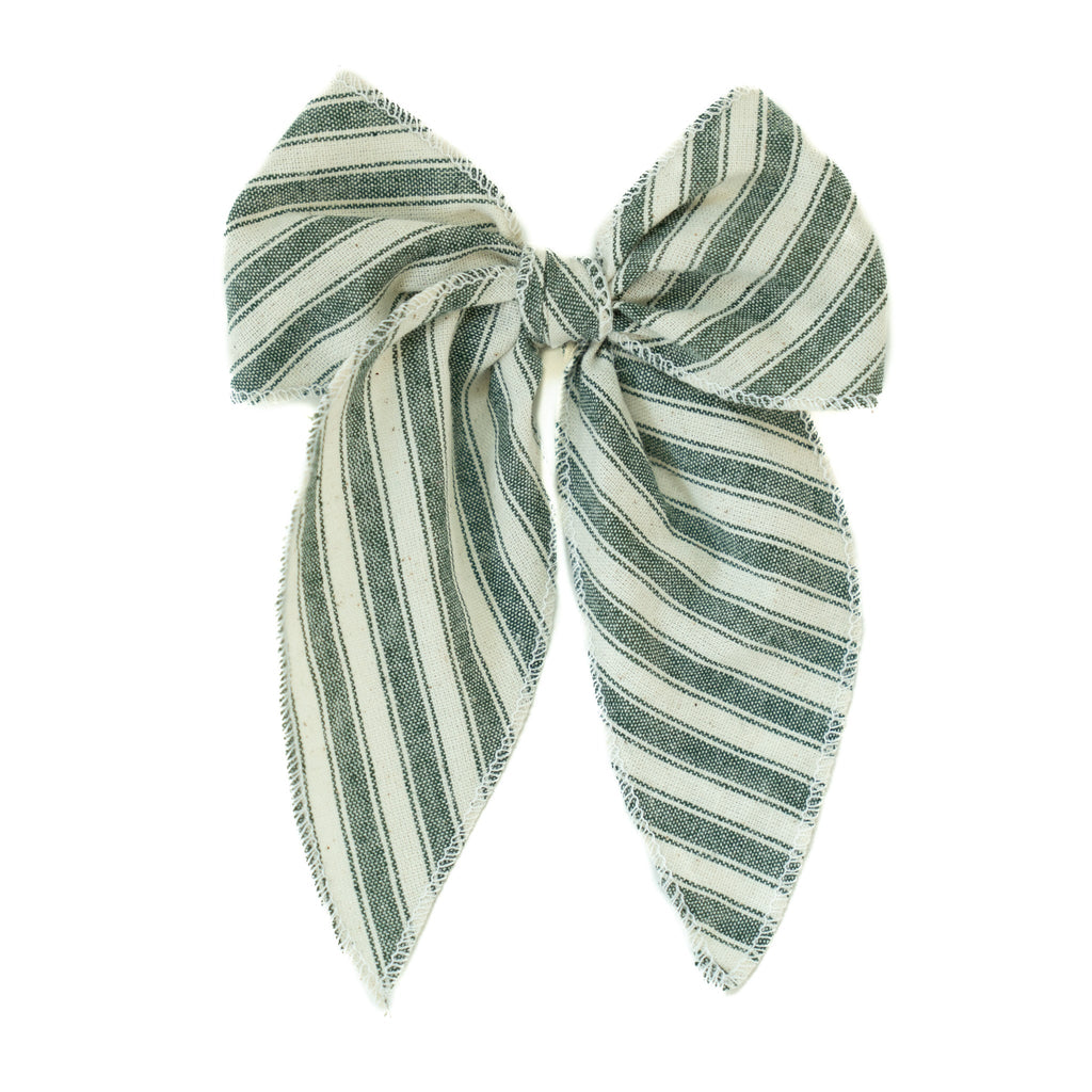 The Juniper Stripe Darling Hair Bow