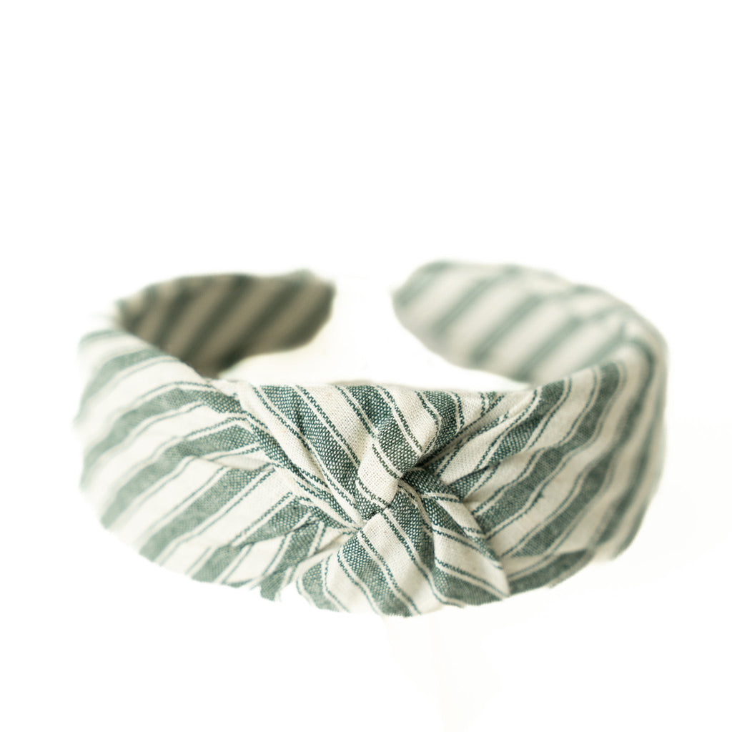 The Juniper Stripe Knotted Headband