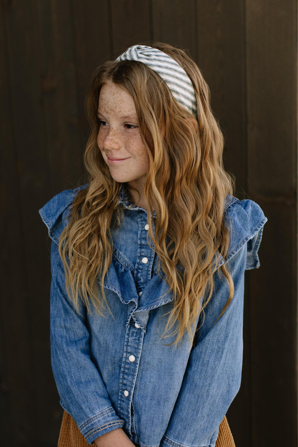 The Juniper Stripe Knotted Headband