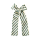 The Juniper Stripe Lady Hair Bow