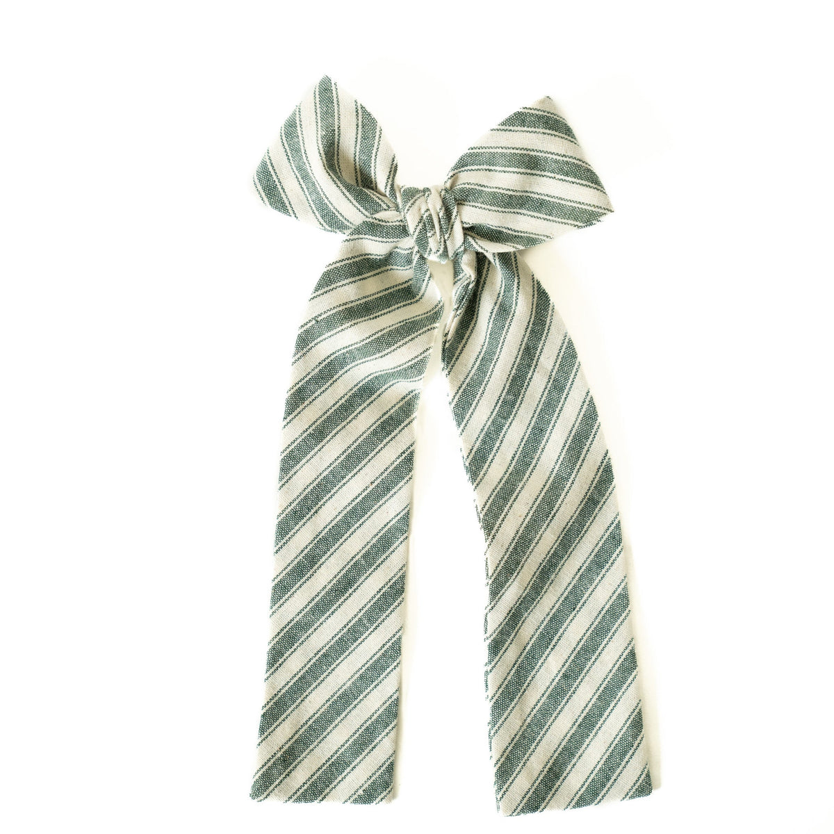 The Juniper Stripe Lady Hair Bow