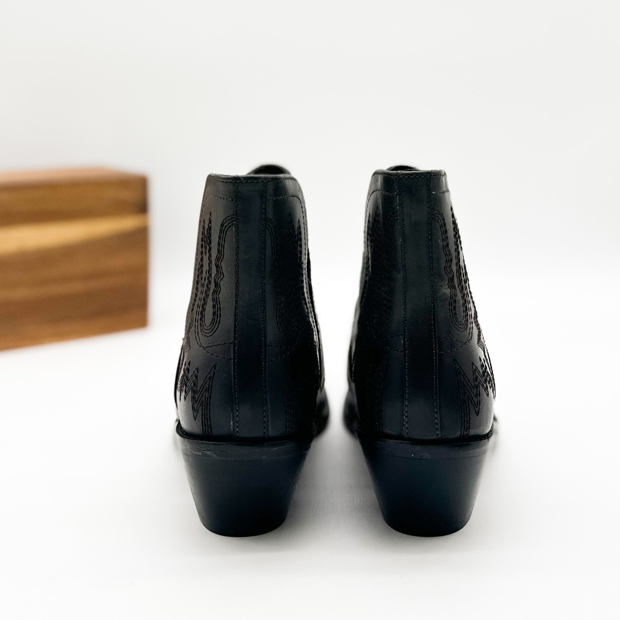 The Hazel Booties in Black