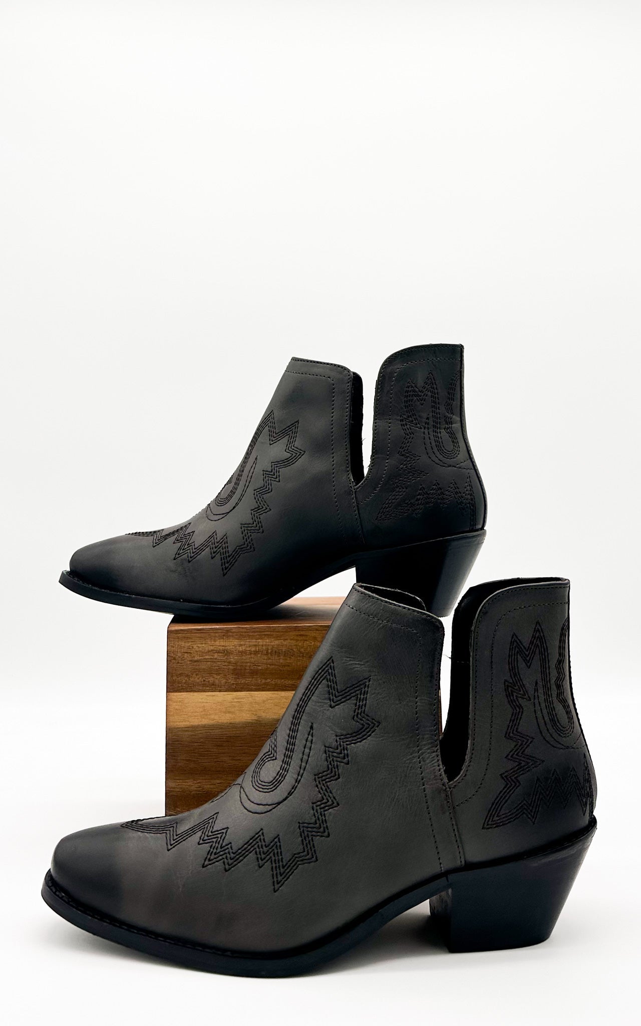 The Hazel Booties in Black