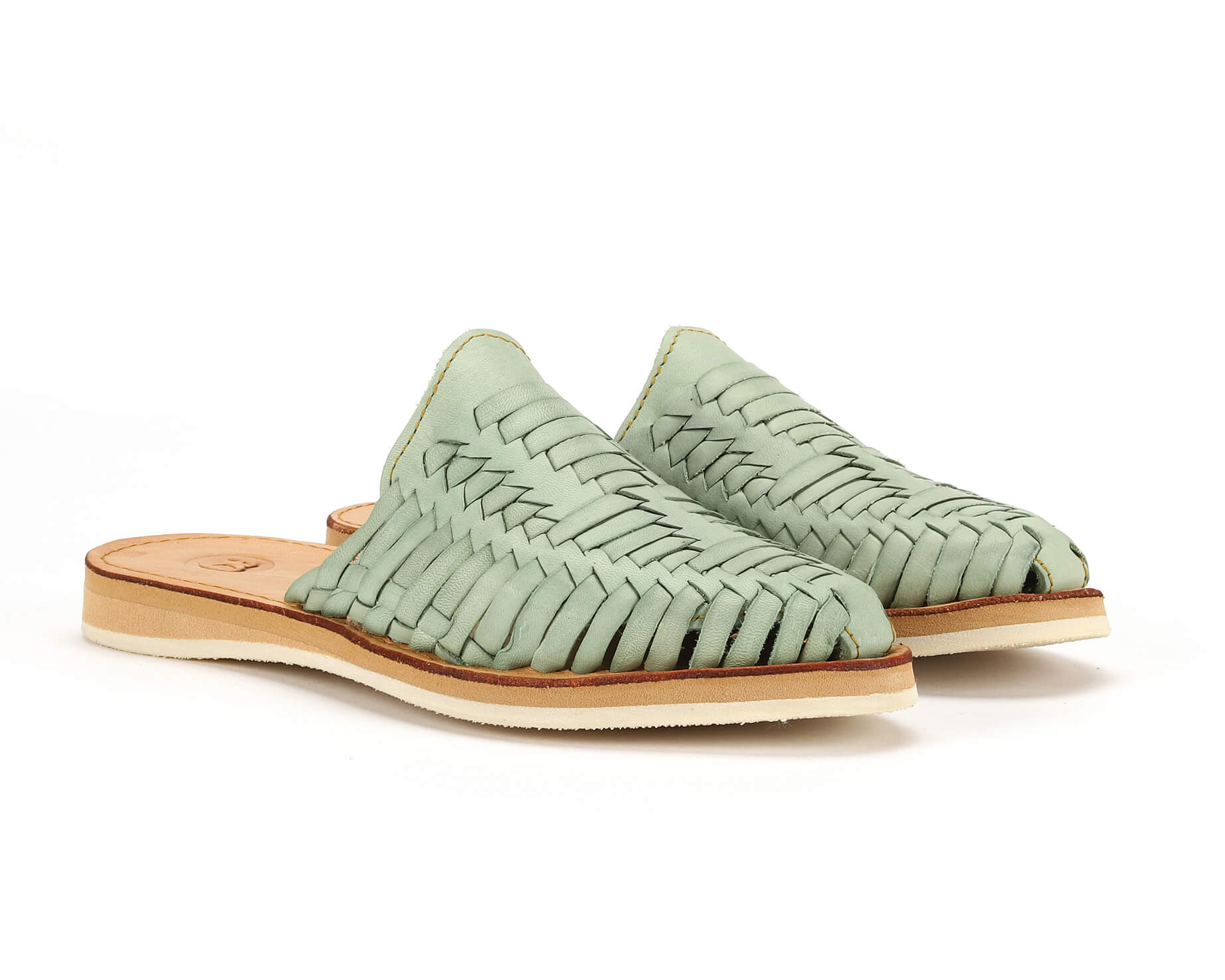 The Capri Huarache Mule Slide