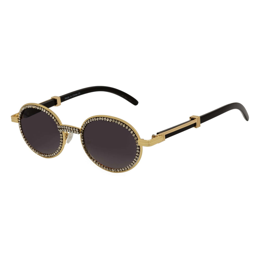 The Presley Gold Smoke Sunglasses