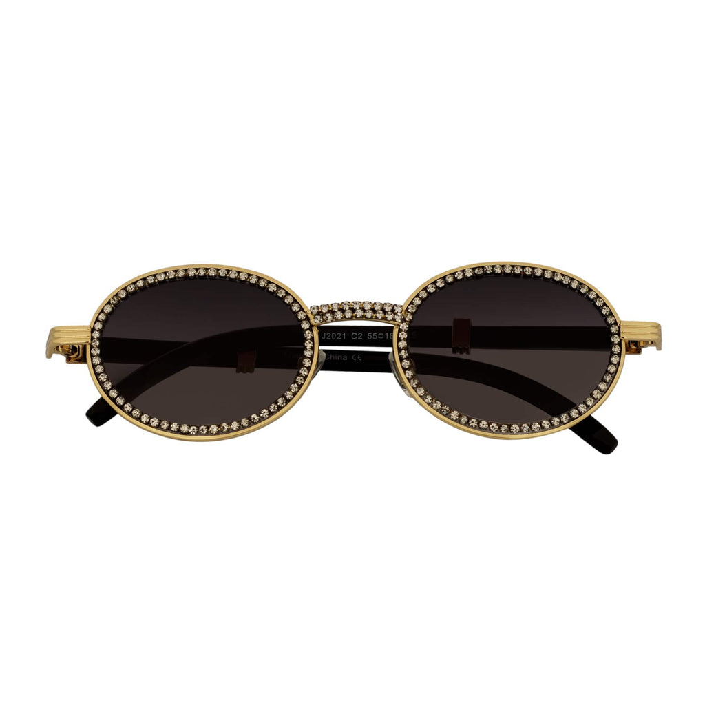 The Presley Gold Smoke Sunglasses