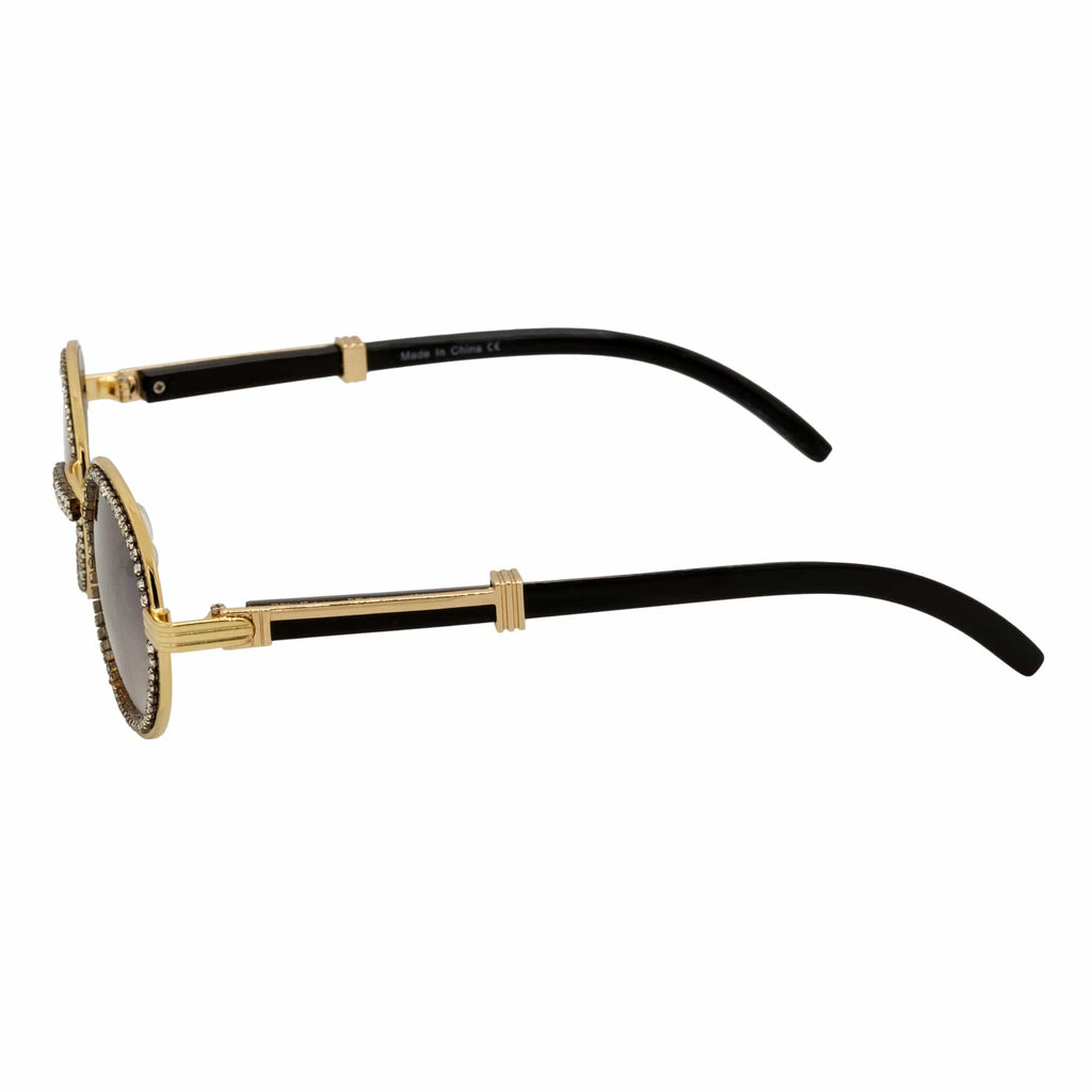 The Presley Gold Smoke Sunglasses