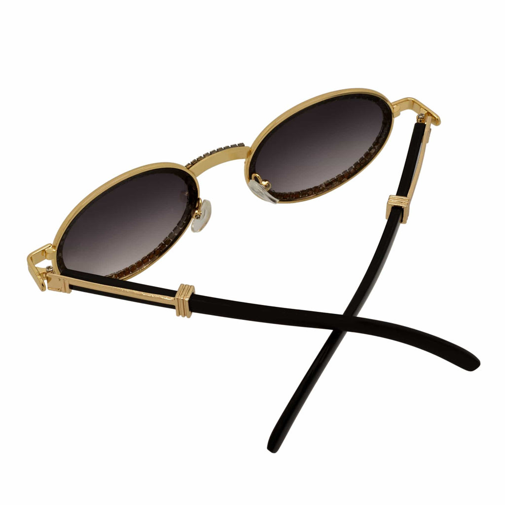 The Presley Gold Smoke Sunglasses