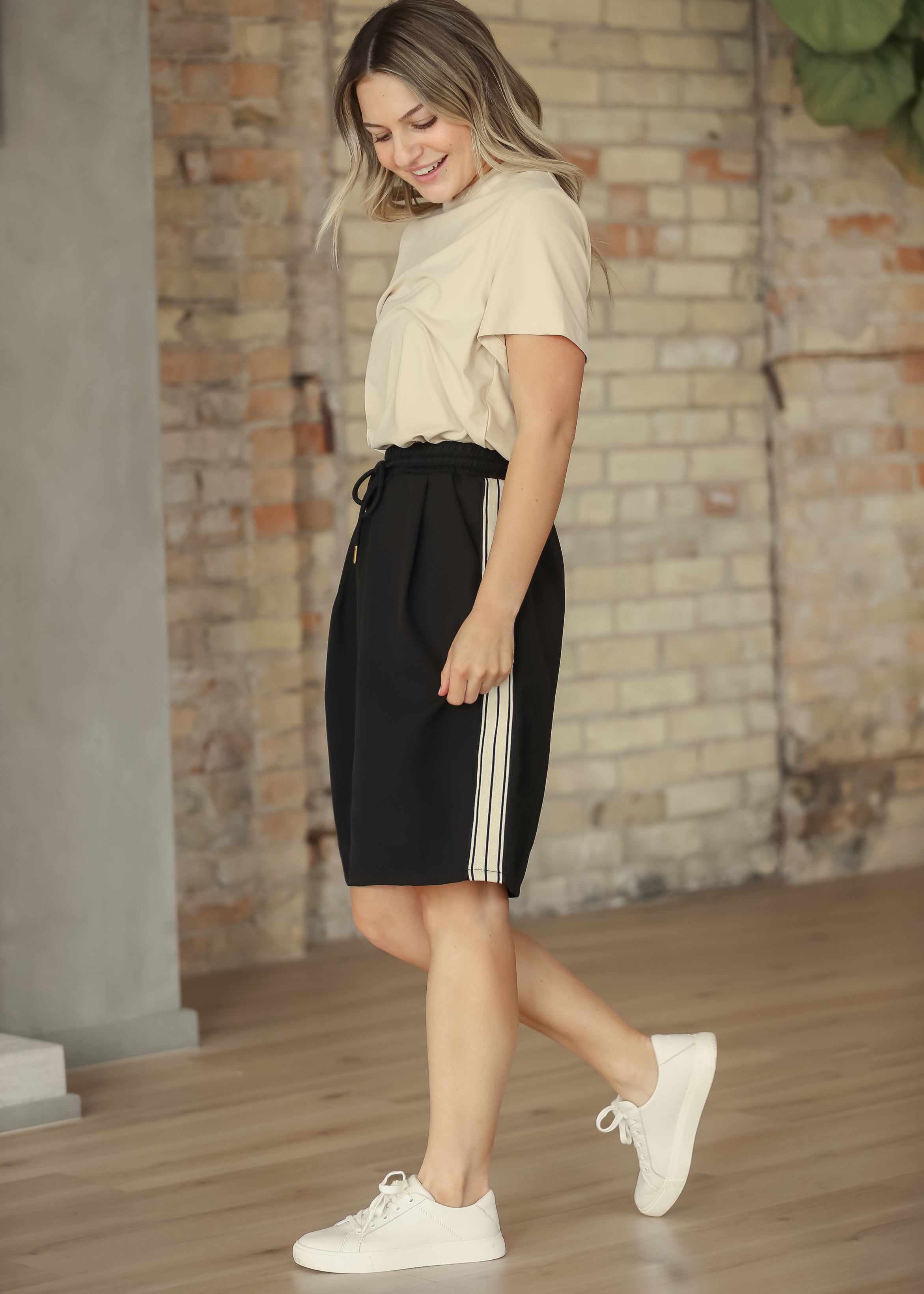 The Nina Side Stripe Skirt