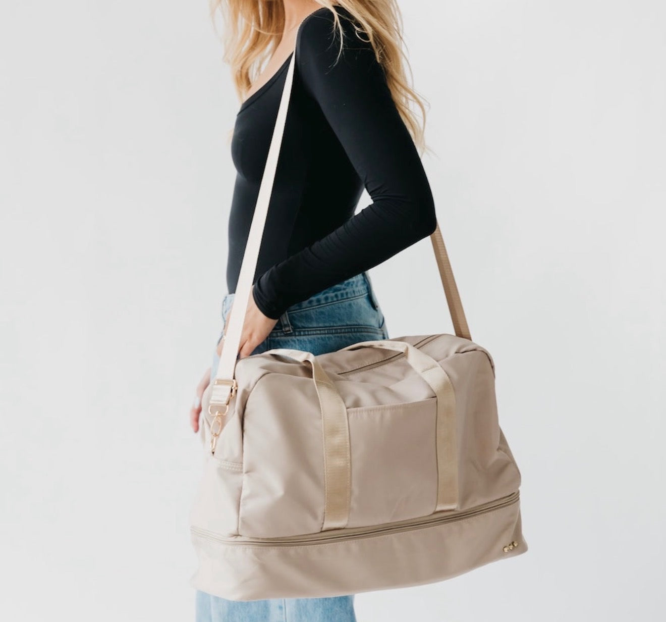 Nissa Nylon Weekender Bag