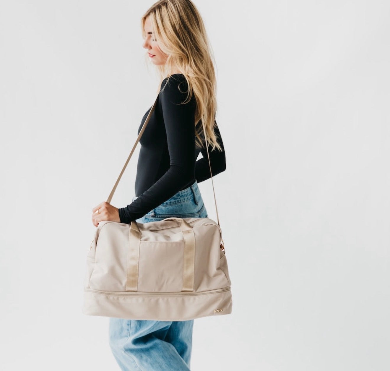 Nissa Nylon Weekender Bag