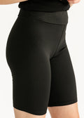 No Cling Premium Black Biker Shorts