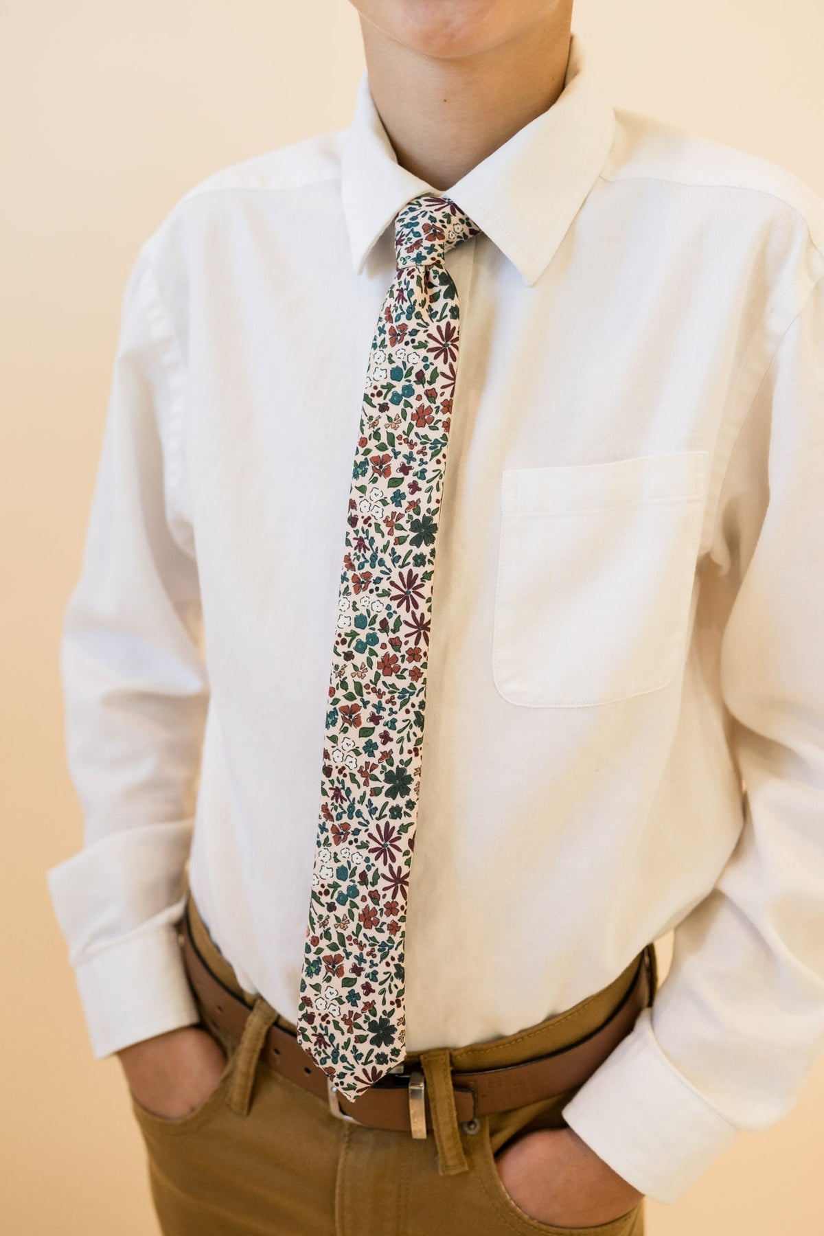 The Orchard Floral Youth Tie