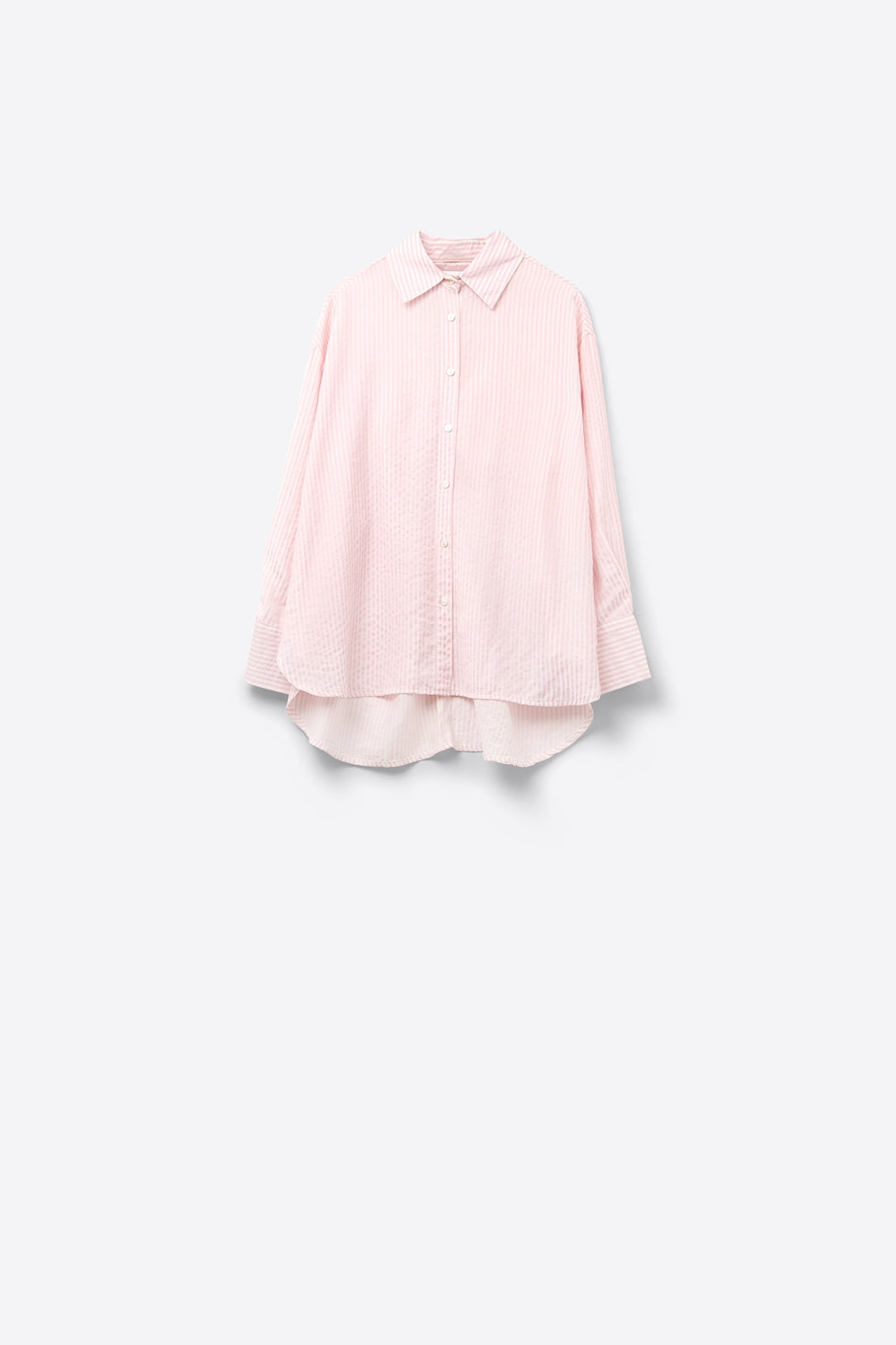 The Blush Bow Button Up