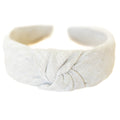 The Parchment Tweed Knotted Headband