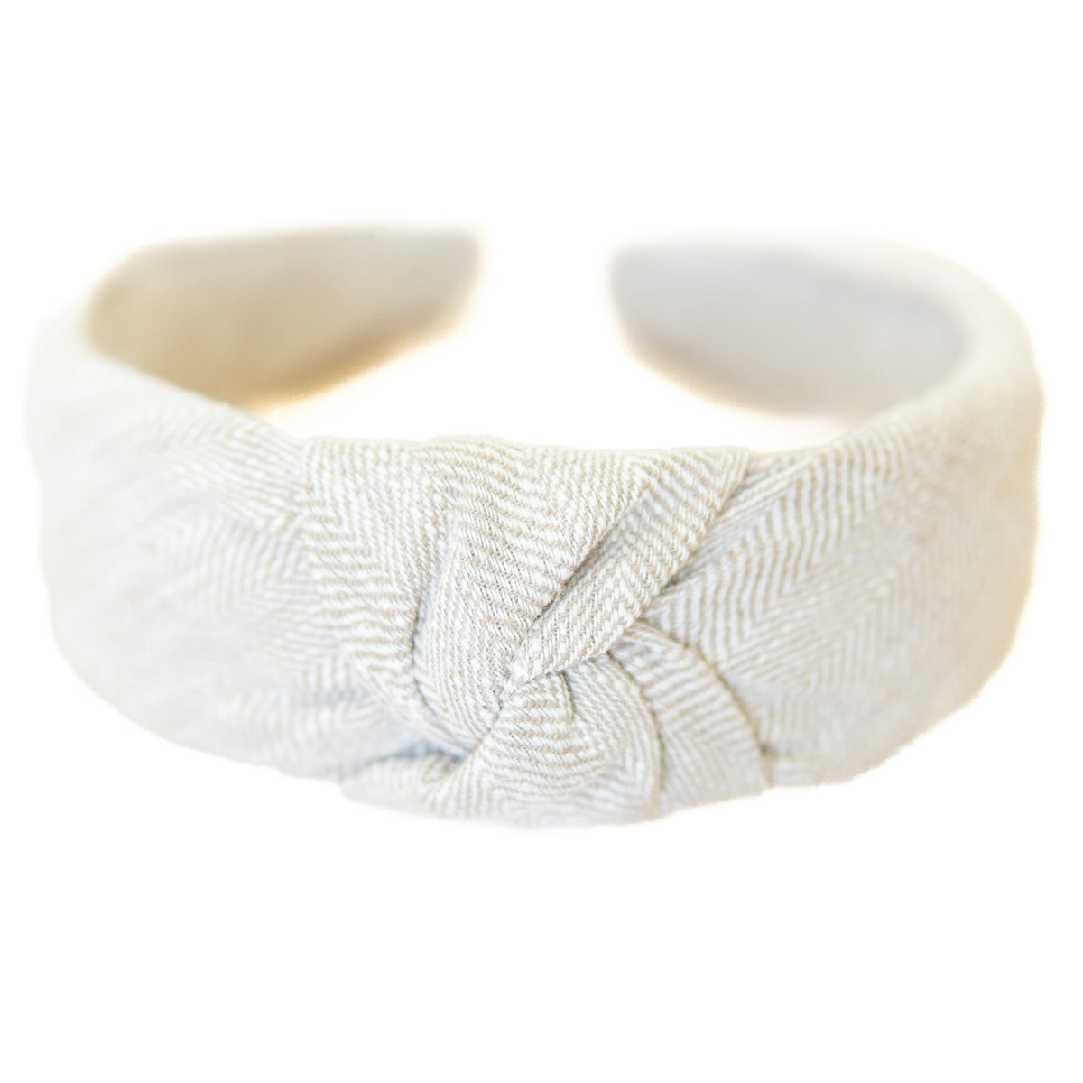 The Parchment Tweed Knotted Headband
