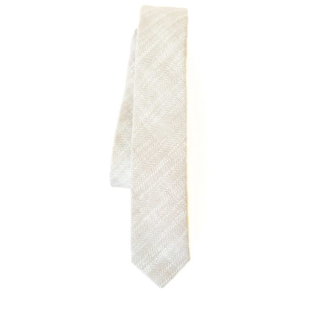 The Parchment Tweed Youth Tie