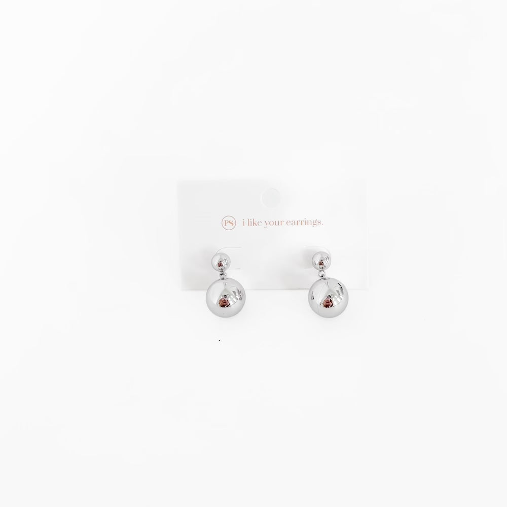 The Bev Ball Drop Earrings - WATERPROOF