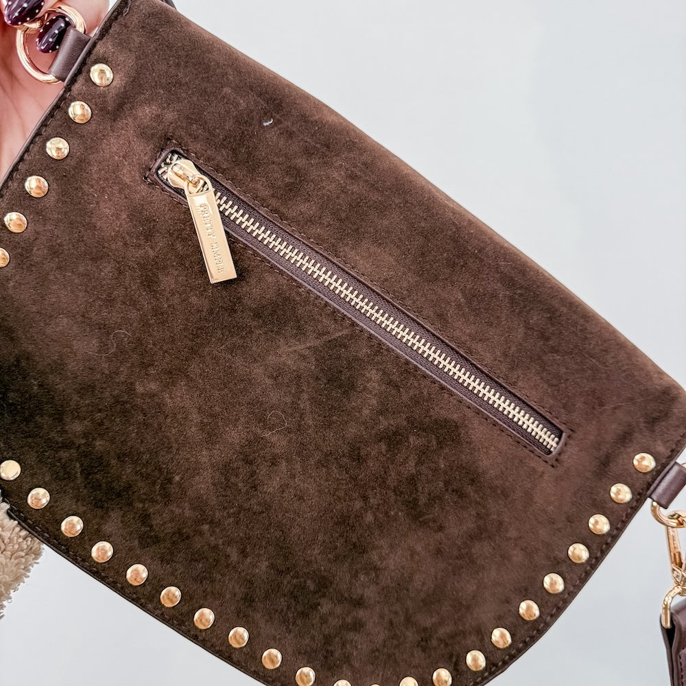 The Sabrina Studded Suede Bum Bag
