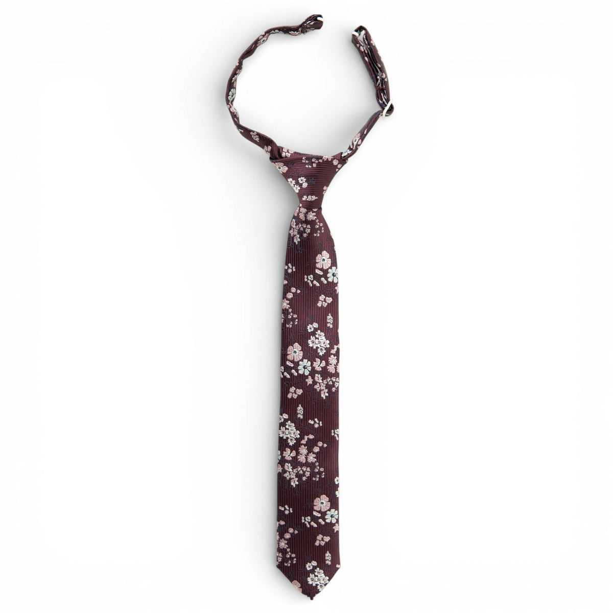 The Sangria Floral Boys Tie