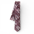 The Sangria Floral Youth Tie