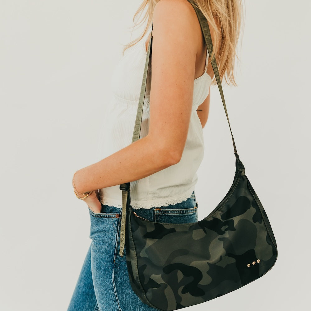 The Sara Nylon Crossbody Bag