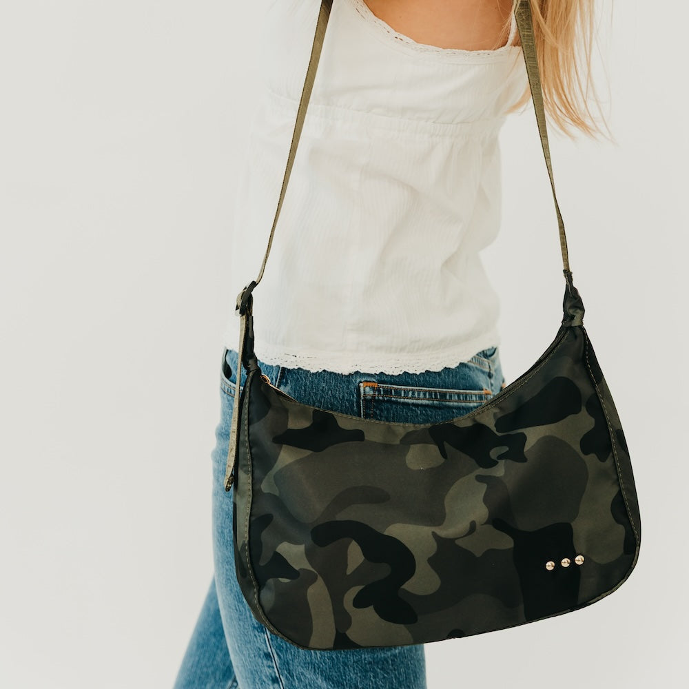 The Sara Nylon Crossbody Bag