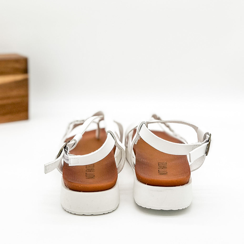The Addison Sandal in White
