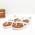 The Addison Sandal in White