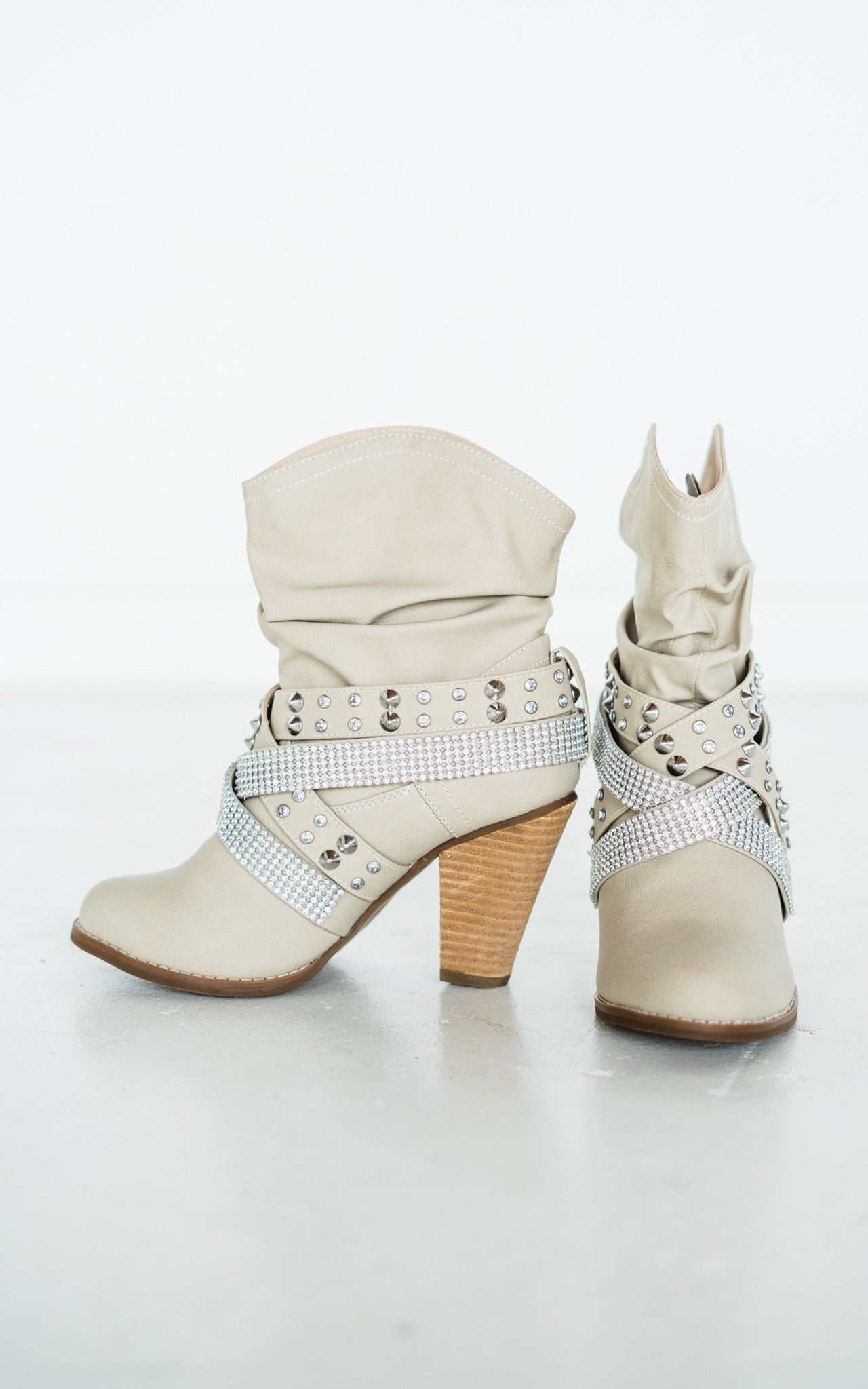 The Magnolia Short Change Booties in Cream