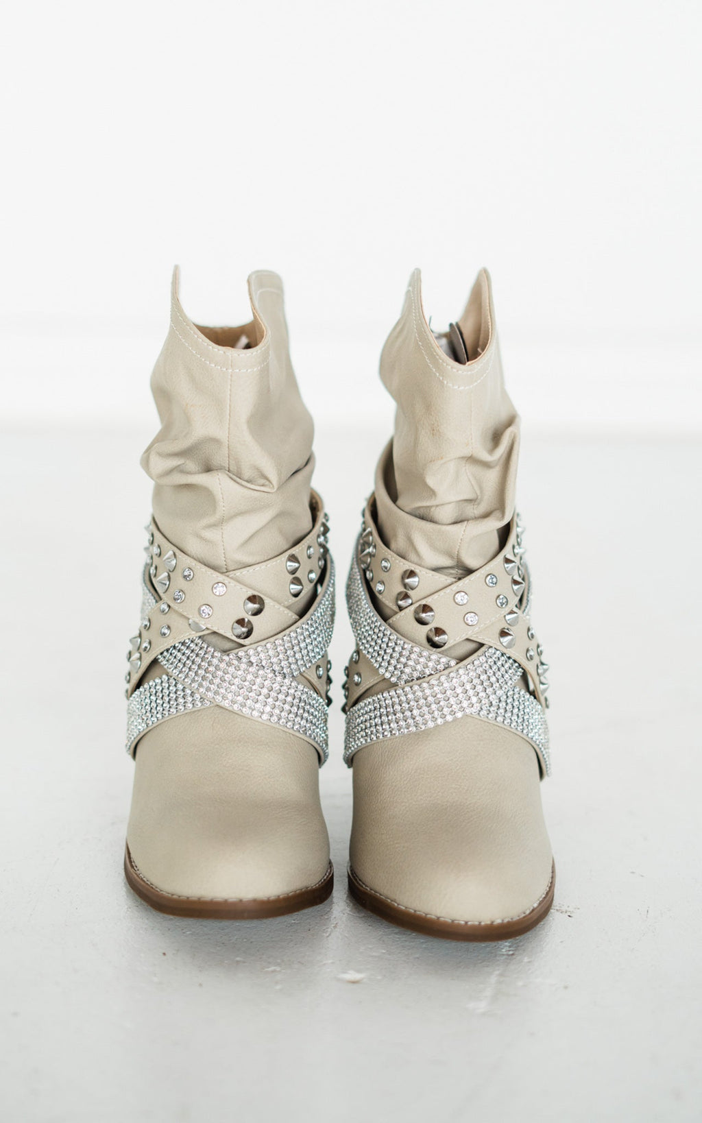 The Magnolia Short Change Booties in Cream