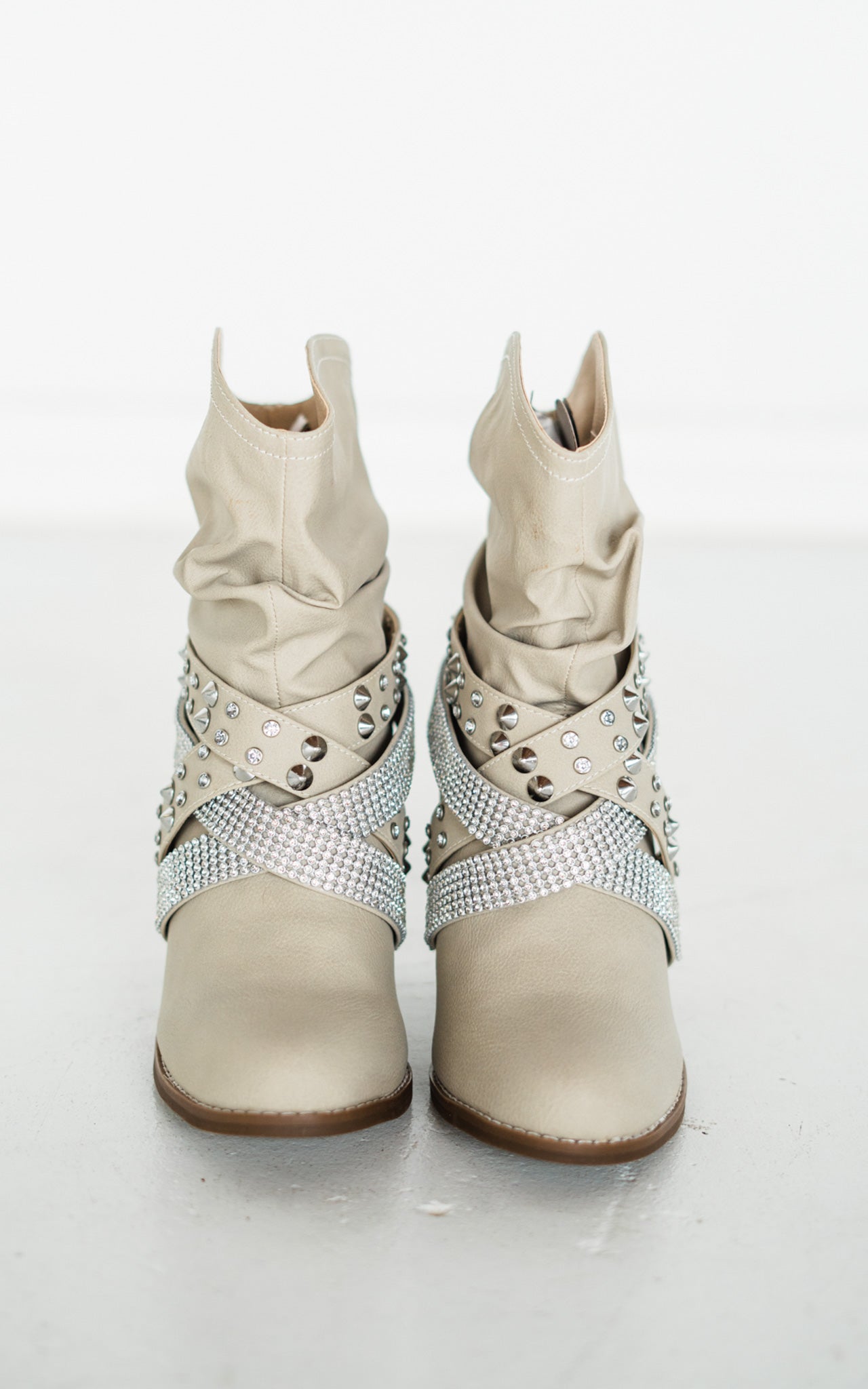 The Magnolia Short Change Booties in Cream