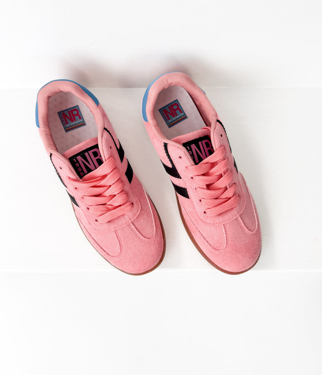The Stockholm Sneaker in Pink/Black