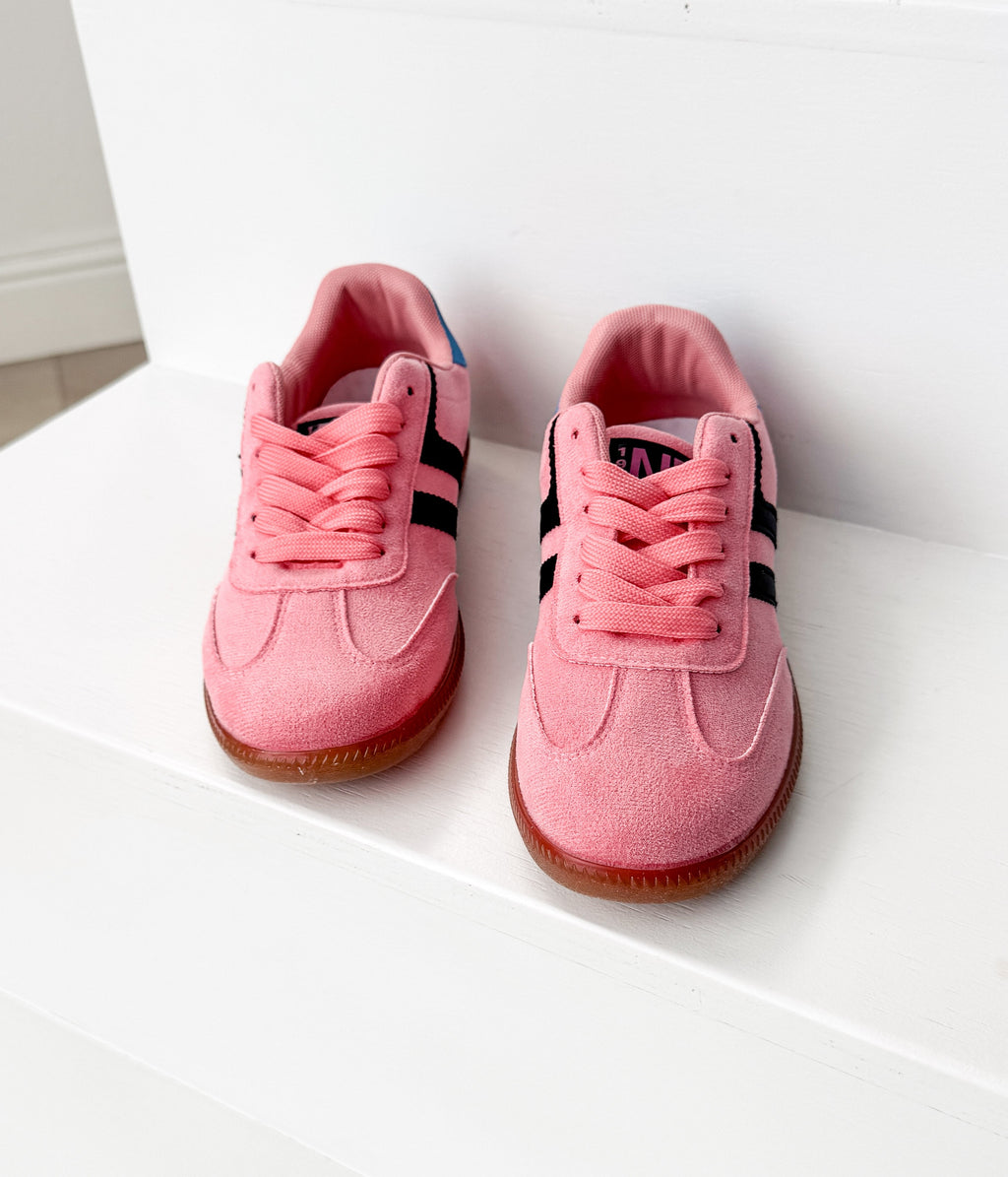 The Stockholm Sneaker in Pink/Black