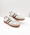 The Stockholm Sneaker in White/Leopard