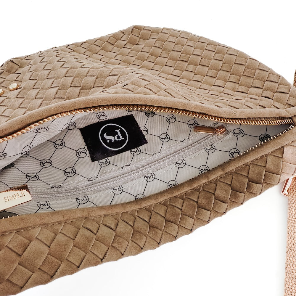 The Suede Westlyn Woven Bum Bag