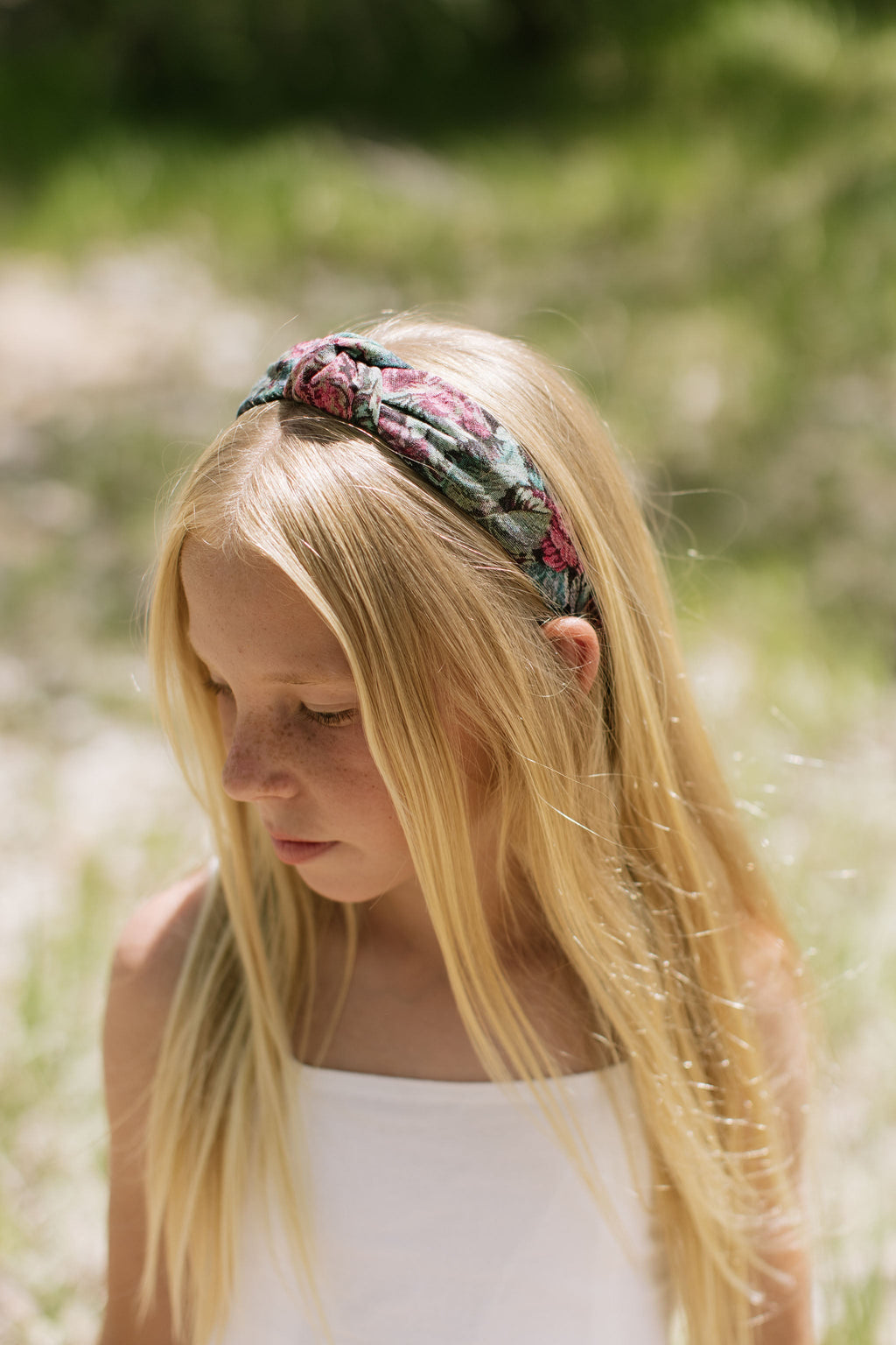 The Foyer Floral Knotted Headband