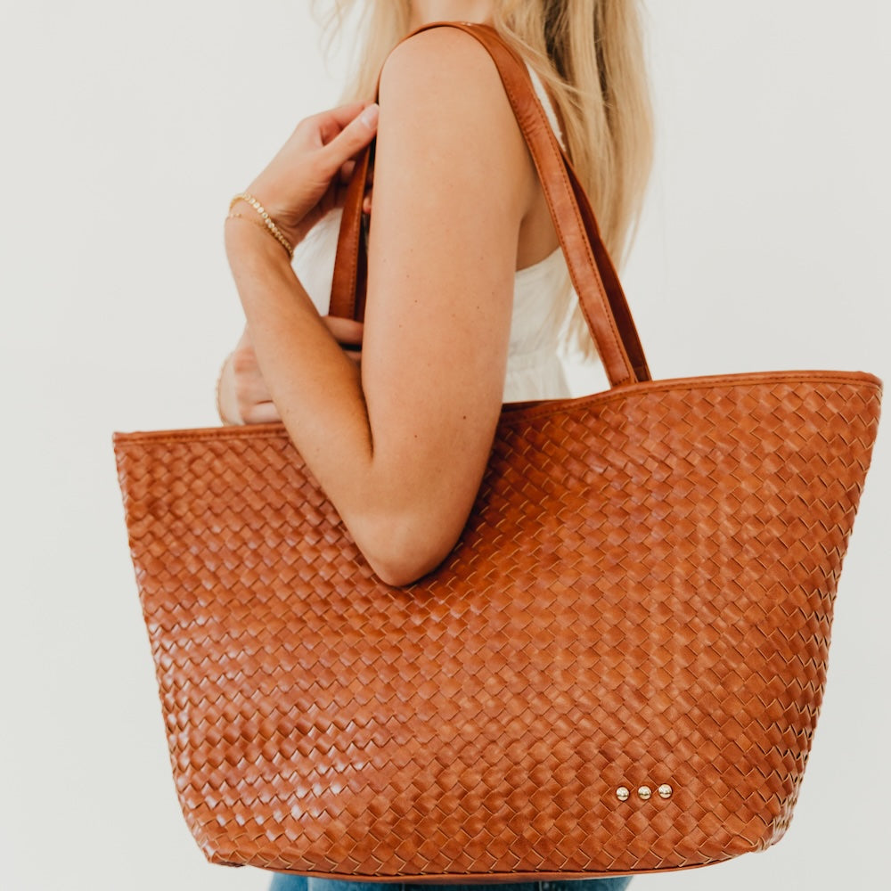Woven Tylee Organizer Tote Bag