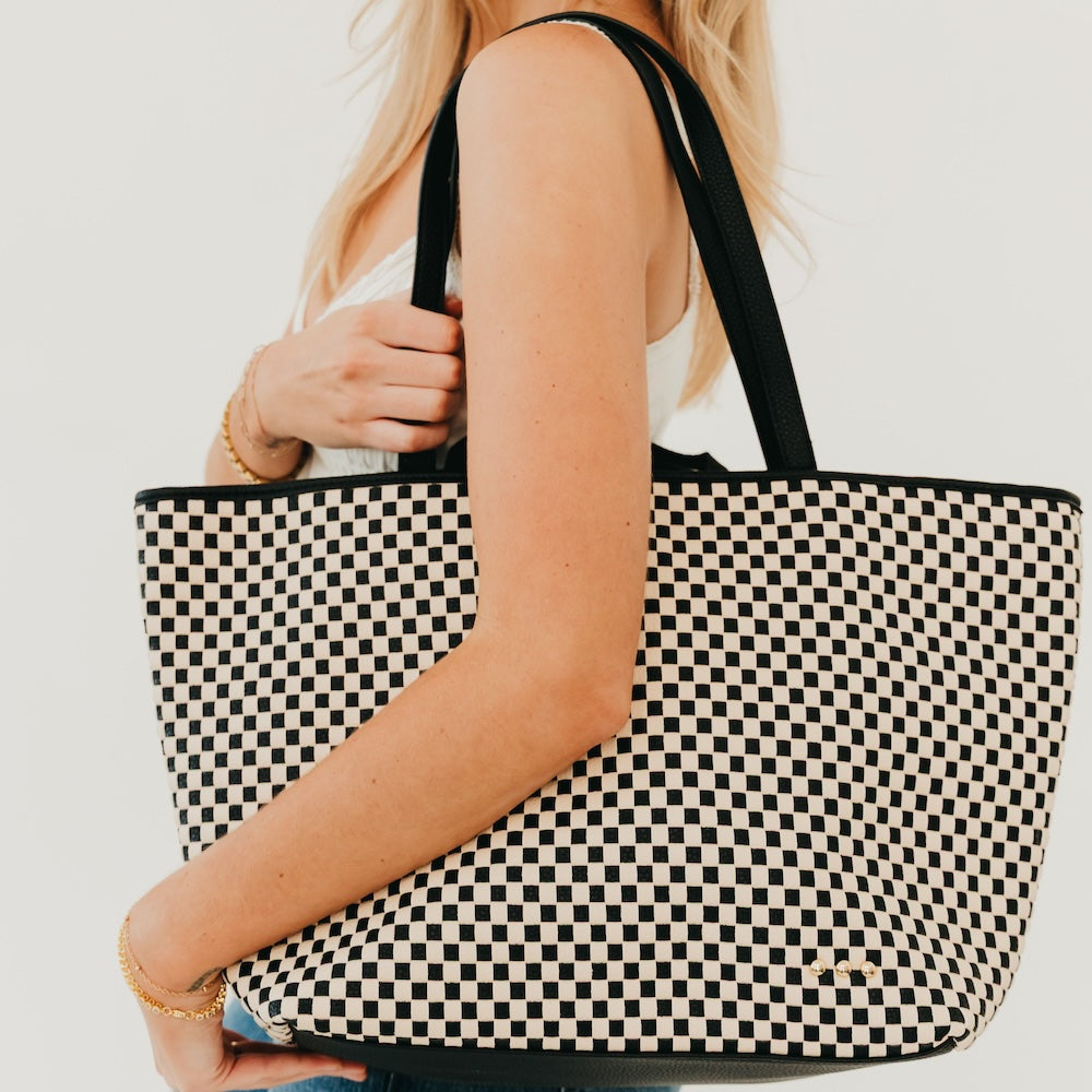 Woven Tylee Organizer Tote Bag