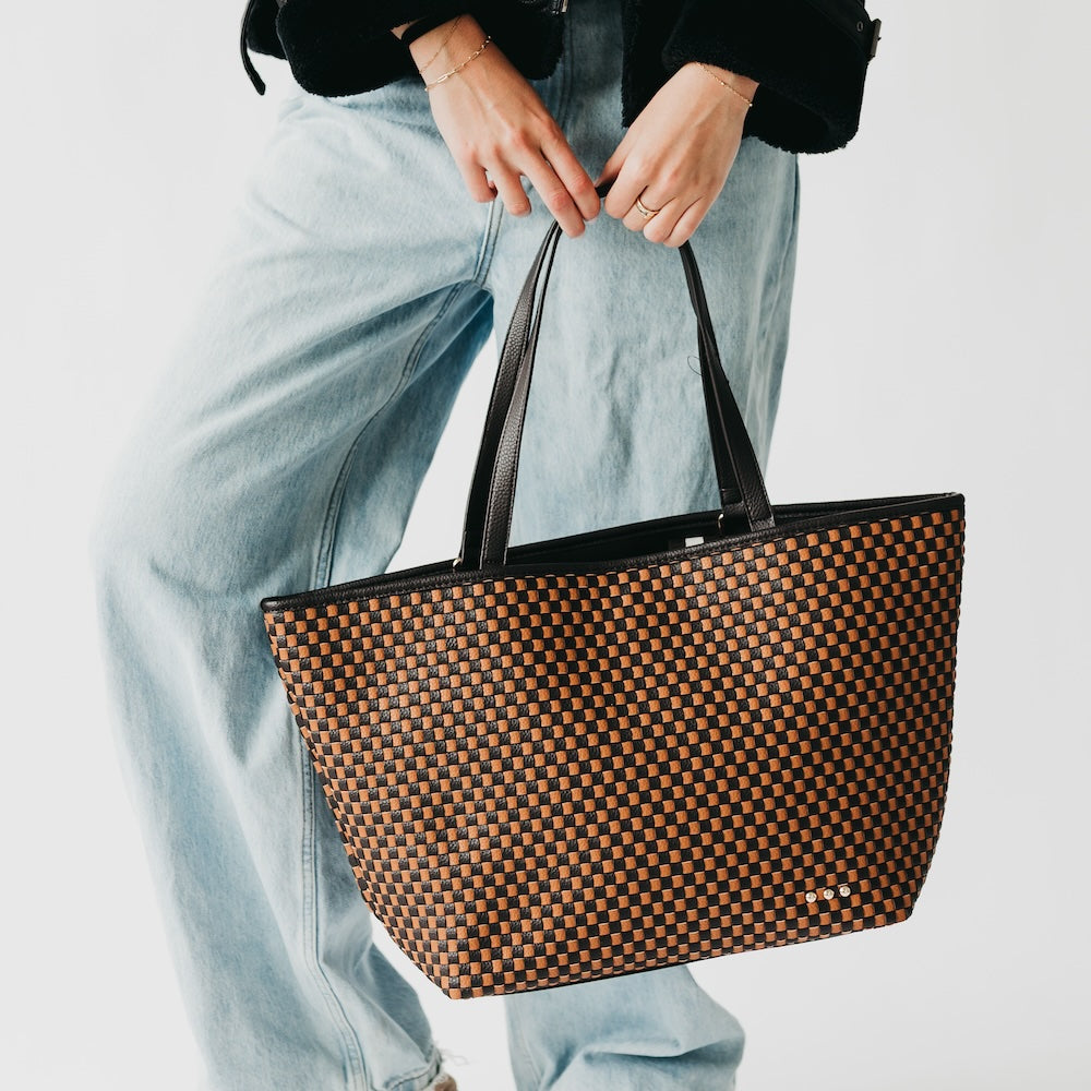 Woven Tylee Organizer Tote Bag