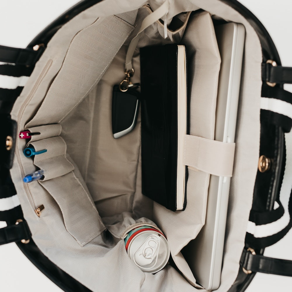 Woven Tylee Organizer Tote Bag