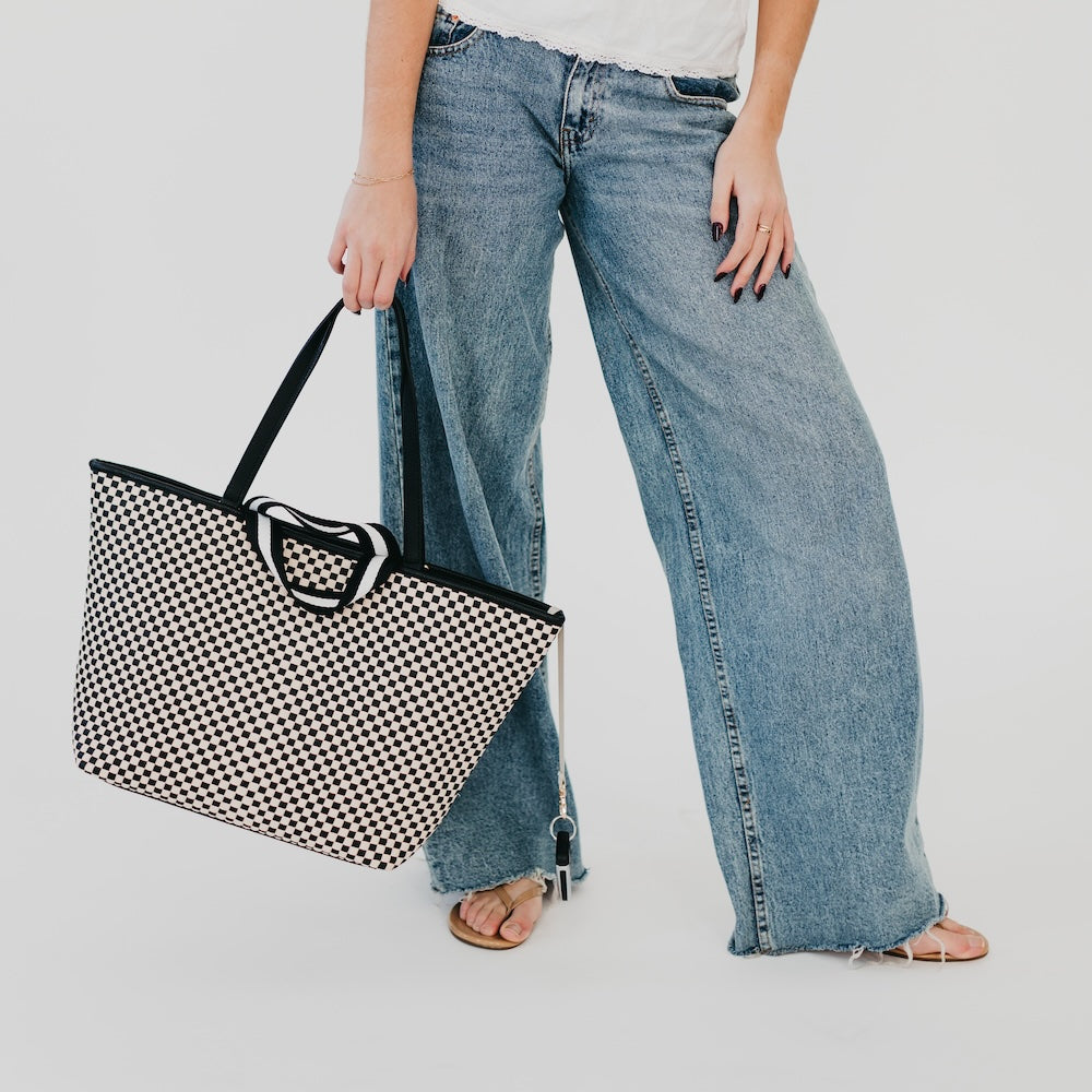 Woven Tylee Organizer Tote Bag
