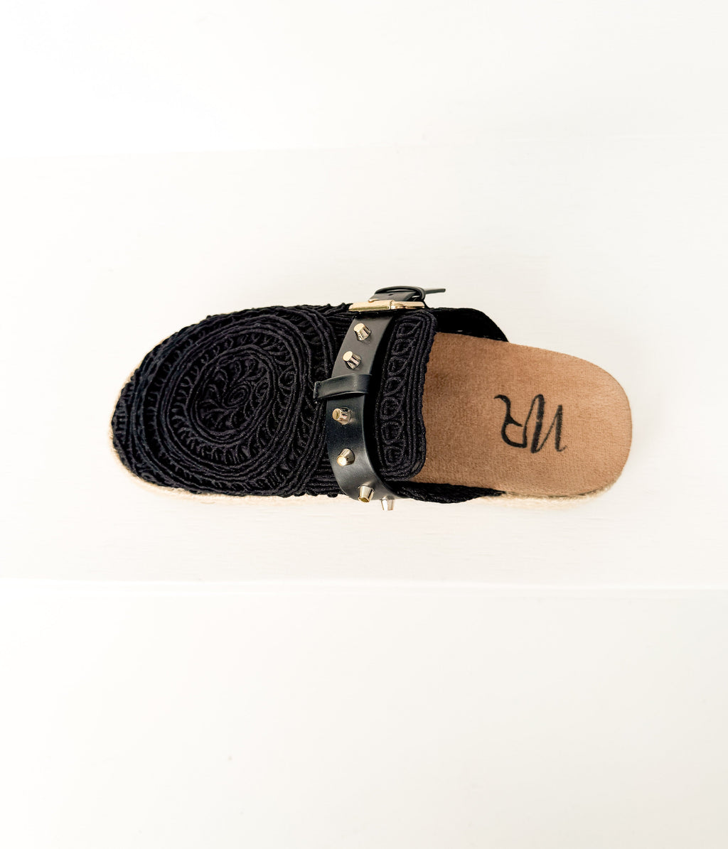 The Harper Clogs in Black