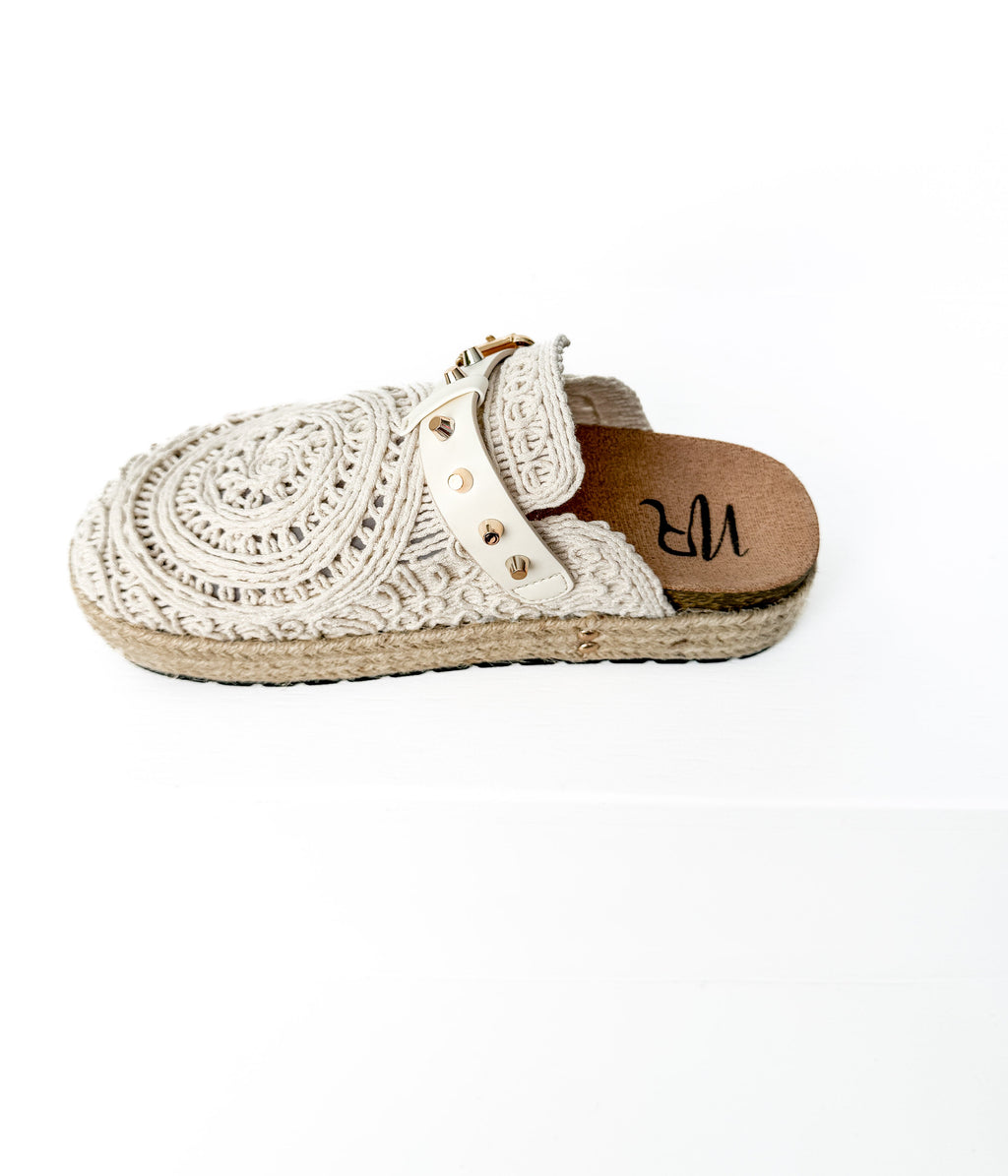 The Elle Clogs in White